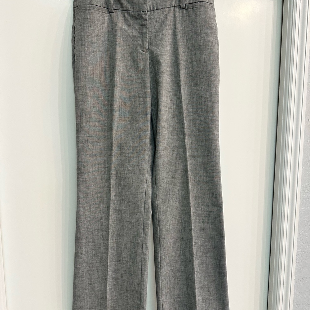 7th Ave Suiting Collection New York & Company 8 Tall Women's Gray Pants